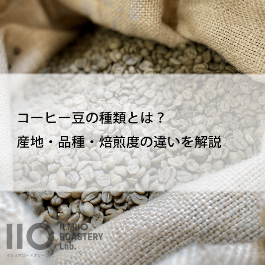 コーヒー豆の種類とは？産地・品種・焙煎度の違いを分かりやすく解説