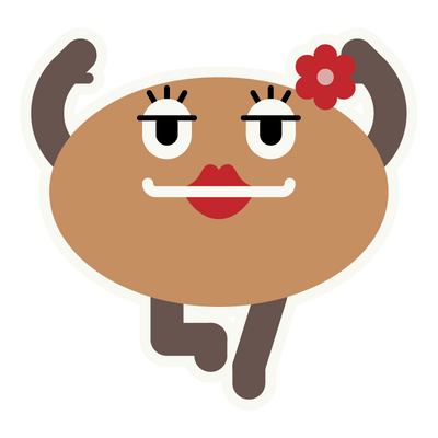 ILMIIO ROASTERY Lab.のキャラクター『ゲイシャさん』